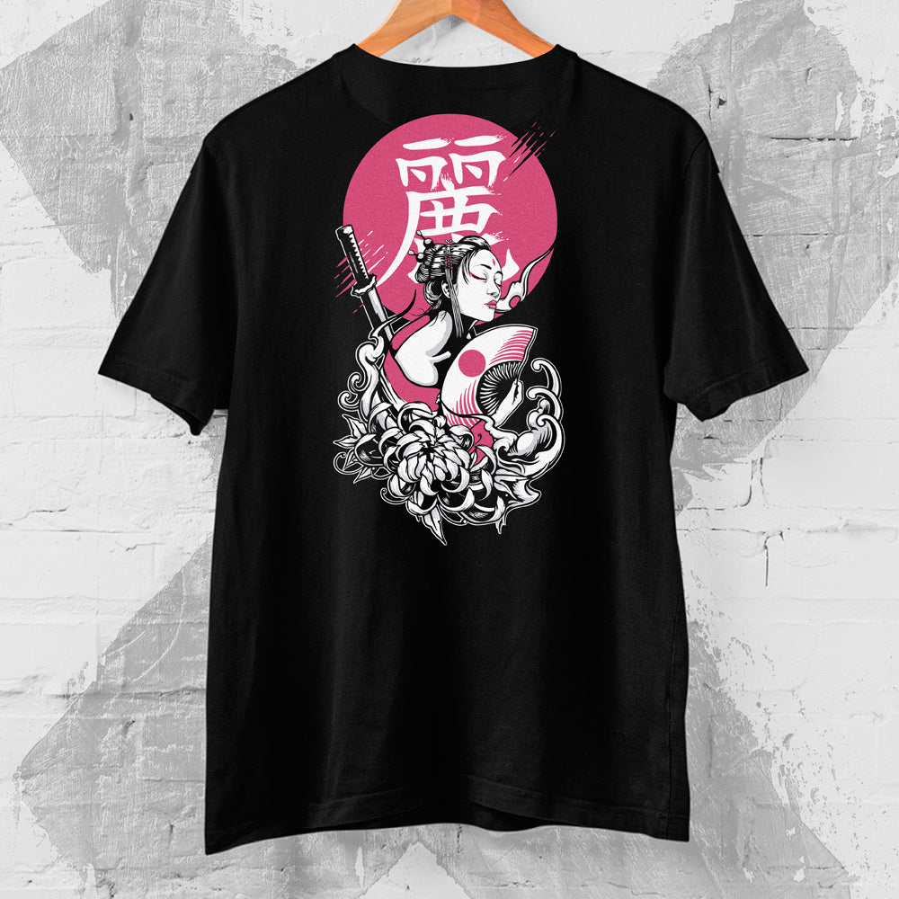 Tattoo Inspired Clothing Koto Samurai T-shirt Black