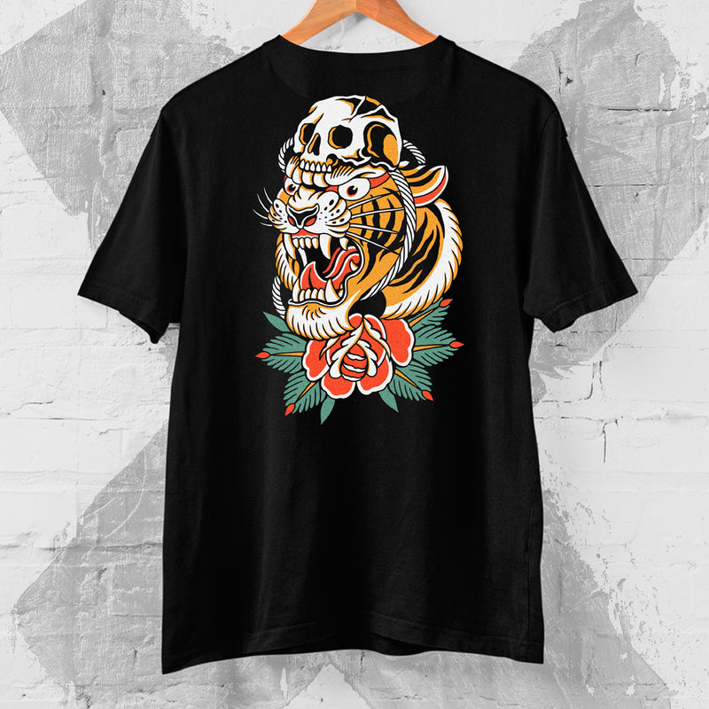 Tattoo Inspired Clothing Ready for War T-shirt Black Back
